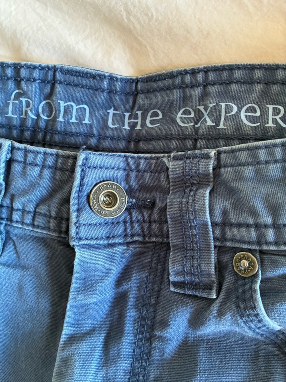 Prana - Men's Blue Casual Straight Leg Pants - Picture 7 of 7